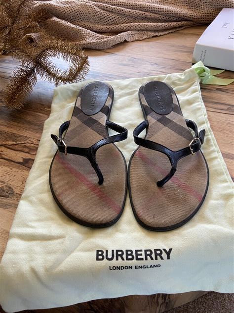 burberry love slides womens|Burberry women's thongs flip flops.